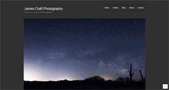 Desktop Screenshot of jamescraftphotography.com